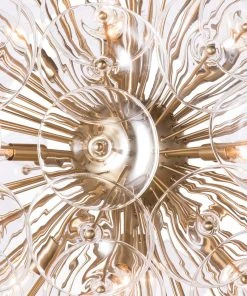 Regina Andrew Poppy Glass Chandelier Large (Clear) All Lighting