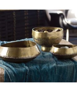 Regina Andrew Bedouin Bowl Platform (Brass) DECOR