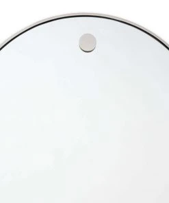 DECOR Regina Andrew Hanging Circular Mirror (Polished Nickel)