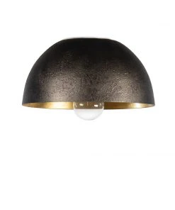 All Lighting Regina Andrew Sigmund Flush Mount (Black And Gold)