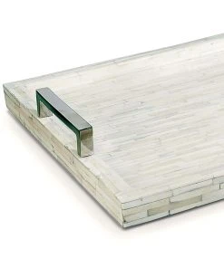 Regina Andrew White Bone And Nickel Tray 7 Regina Andrew White Bone And Nickel Tray