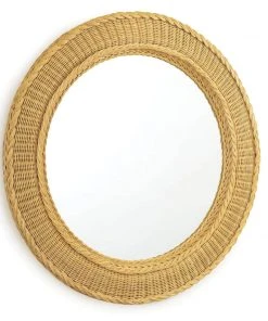 DECOR Regina Andrew Pierre Rattan Mirror