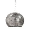 All Lighting Regina Andrew Pierced Metal Sphere Pendant (Polished Nickel)