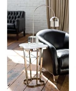 Regina Andrew Clover Table (Polished Nickel)