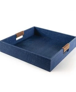 DECOR Regina Andrew Logia Square Tray Large (Indigo)