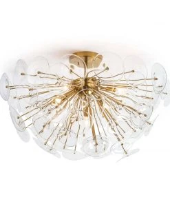 Regina Andrew Poppy Glass Semi Flush Mount (Clear) All Lighting