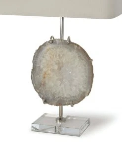 Regina Andrew Exhibit Table Lamp (Nickel And Natural Agate) Table Lamps 10 Regina Andrew Exhibit Table Lamp (Nickel And Natural Agate) Table Lamps