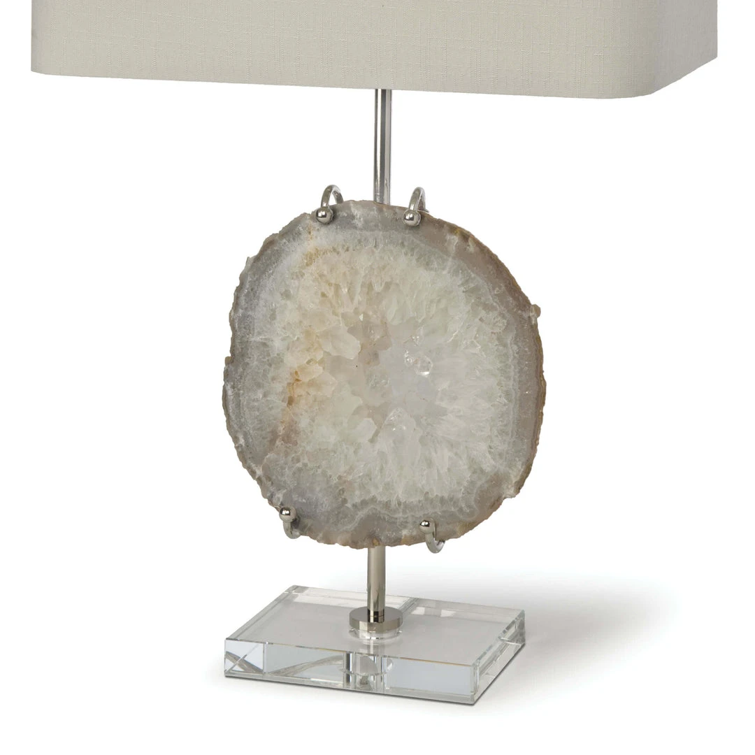 Regina Andrew Exhibit Table Lamp (Nickel And Natural Agate) Table Lamps 6 Regina Andrew Exhibit Table Lamp (Nickel And Natural Agate) Table Lamps