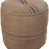 Surya Burlap POUF-13 Pouf 2 Surya Burlap POUF-13 Pouf