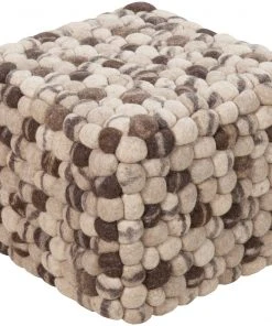 Surya Summit POUF-14 Pouf Benches, Ottomans & Poufs