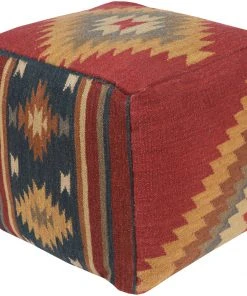 Surya Frontier POUF-16 Pouf Benches, Ottomans & Poufs