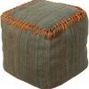 Surya Woodstock POUF-187 Pouf 2 Surya Woodstock POUF-187 Pouf