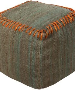 Surya Woodstock POUF-187 Pouf