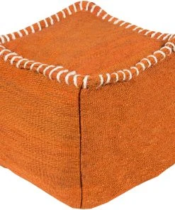 Surya Woodstock POUF-192 Pouf