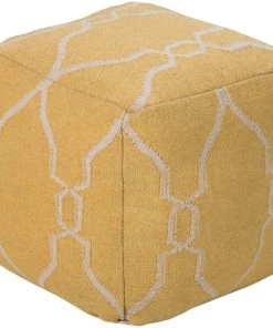 Benches, Ottomans & Poufs Surya Fallon POUF-22 Pouf