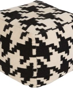 Surya Frontier POUF-173 Pouf Benches, Ottomans & Poufs