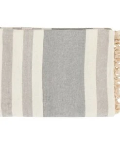 Surya Troy Woven Fringe Throw